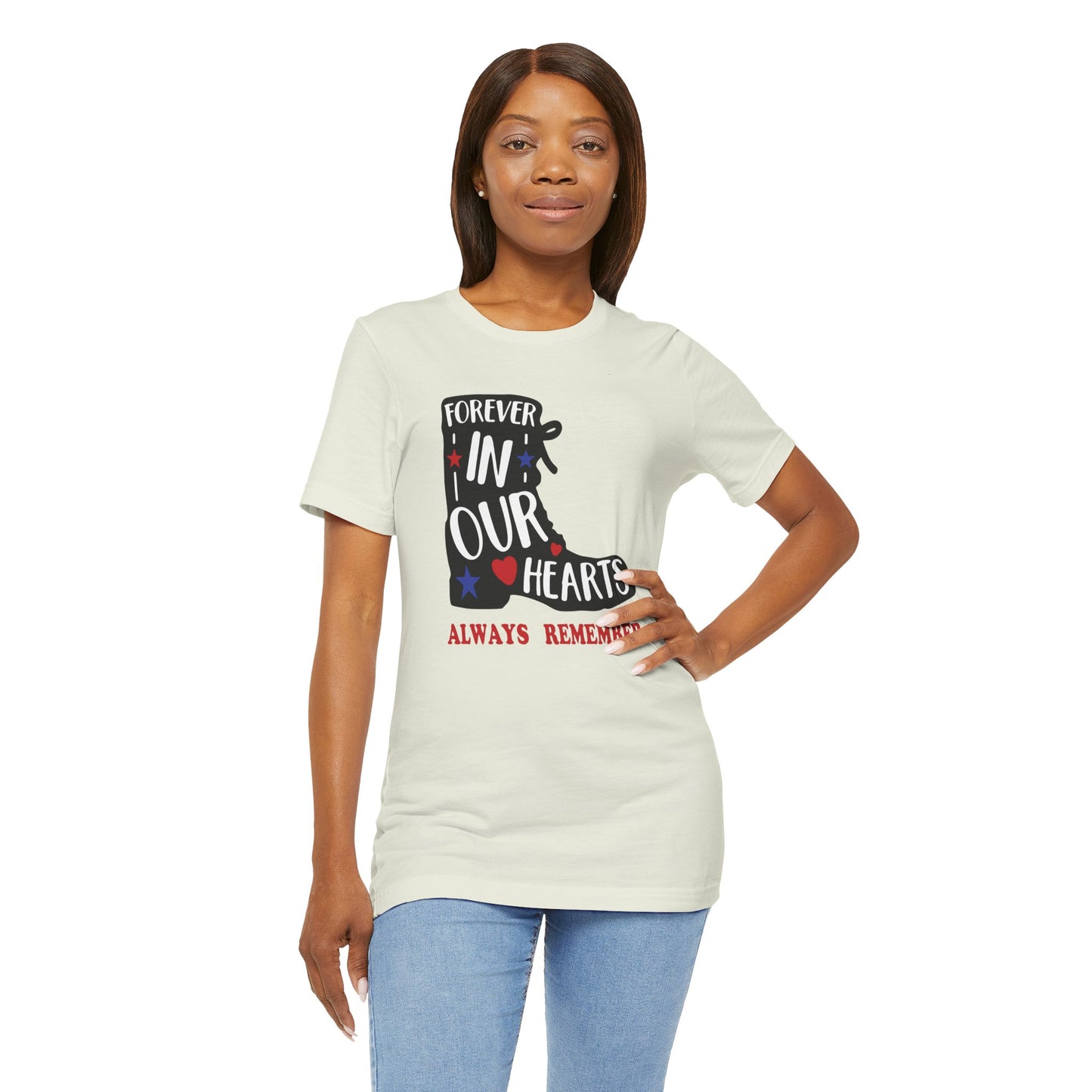 Forever In Our Hearts Boot - Ladies Jersey Short Sleeve Tee