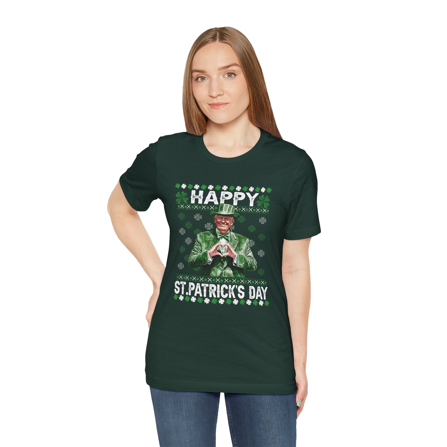 Trump St. Patricks's Day - Ladies Jersey Short Sleeve Tee