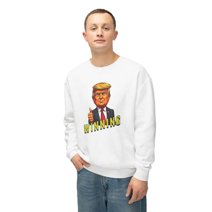 Trump Winning - Men's Lightweight Crewneck Sweatshirt