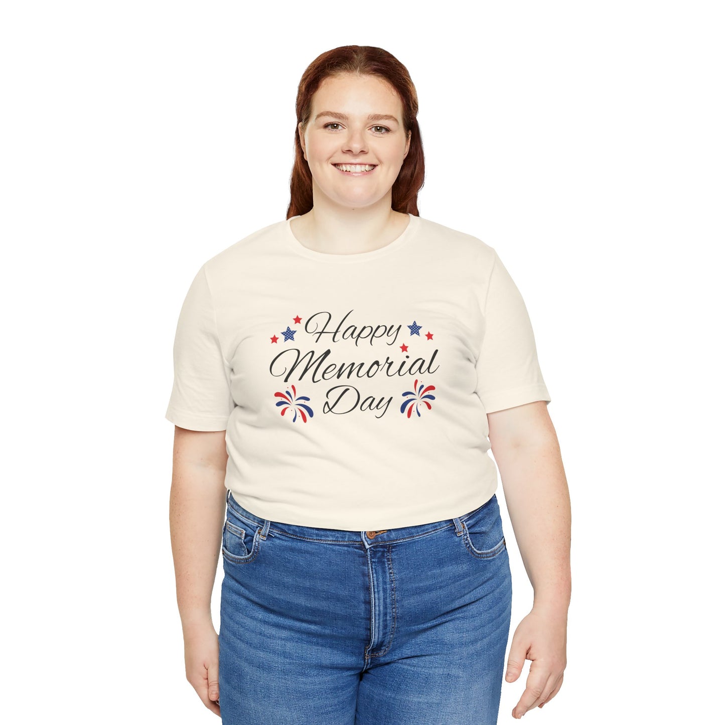 Happy Memorial Day - Ladies Jersey Short Sleeve Tee