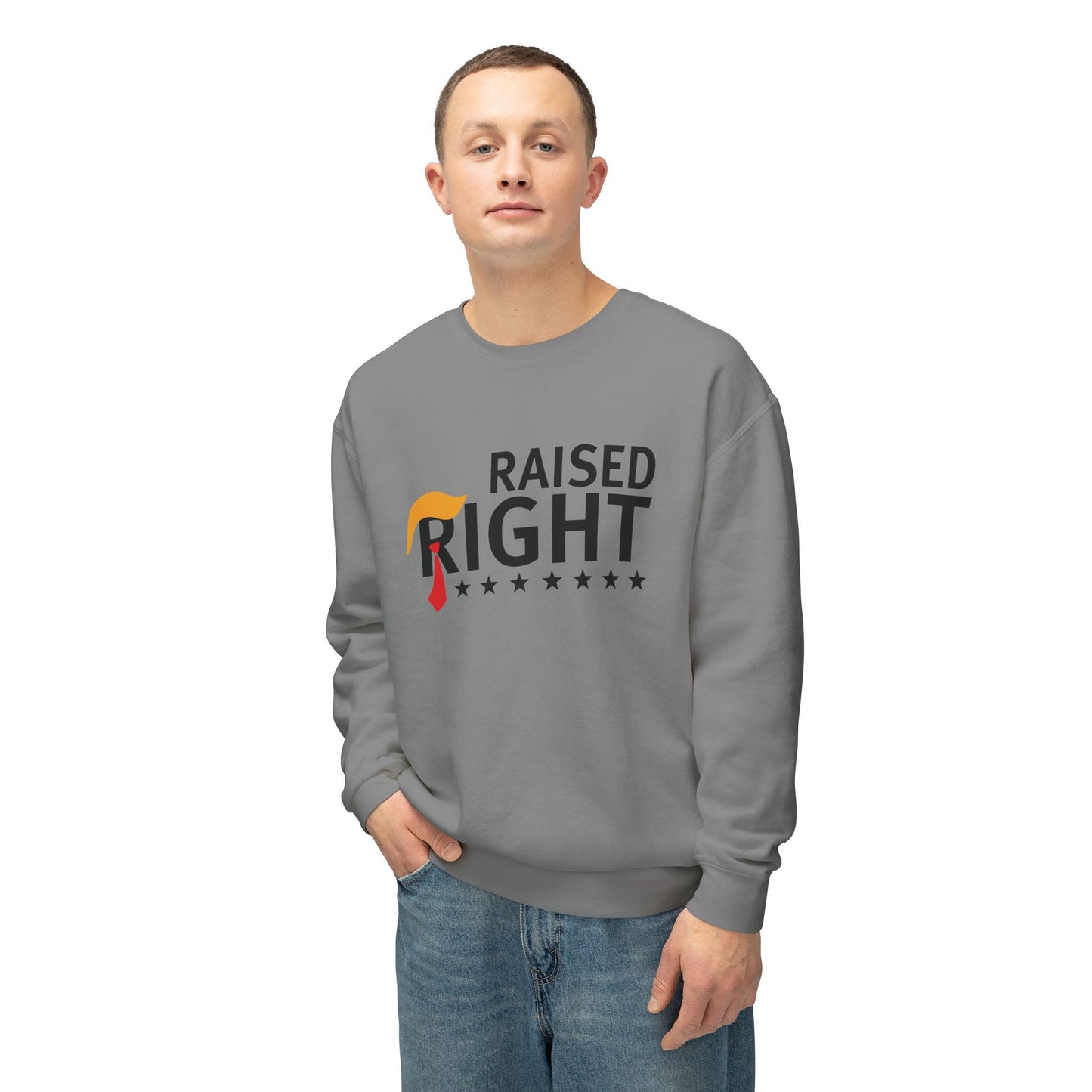 Raised Right - Men's Lightweight Crewneck Sweatshirt