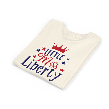 Little Miss Liberty - Girls Youth Short Sleeve Tee