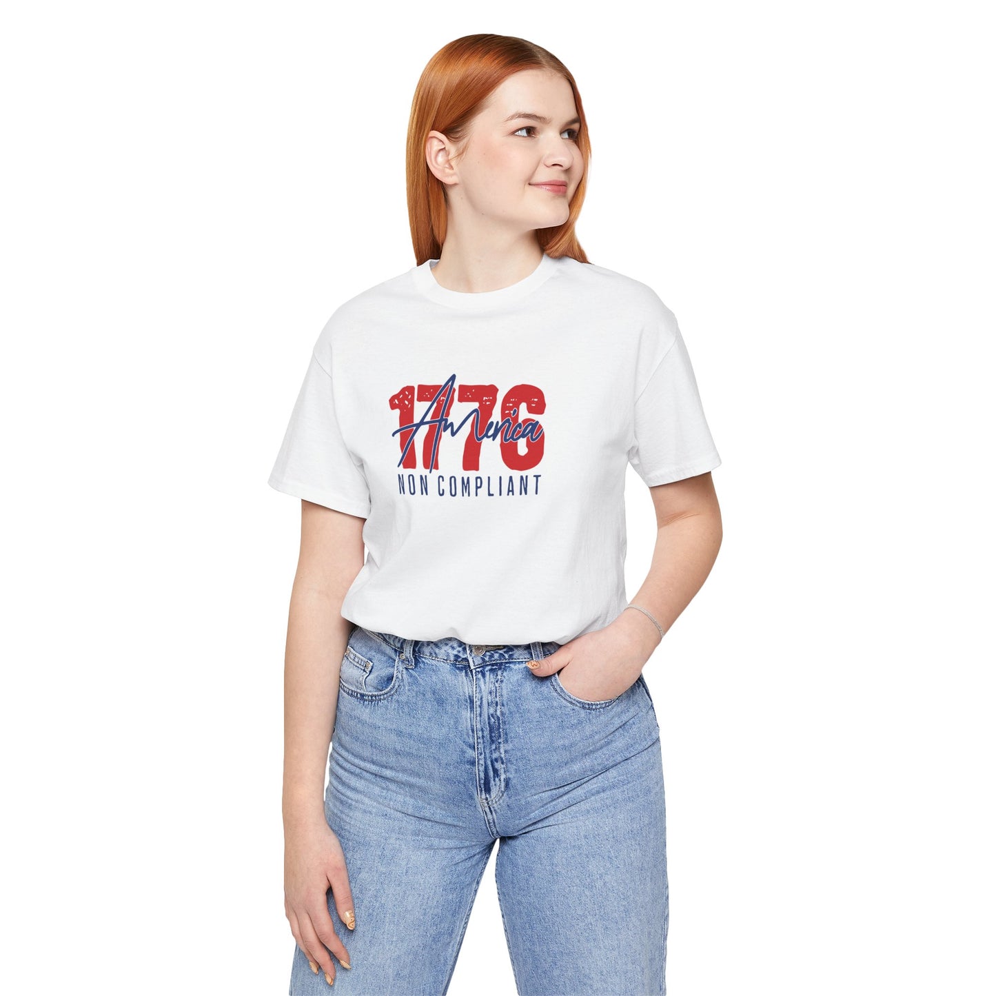 1776 Non Compliant - Ladies Jersey Short Sleeve Tee