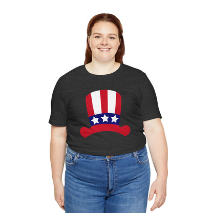 Patriotic Hat - Ladies Jersey Short Sleeve Tee