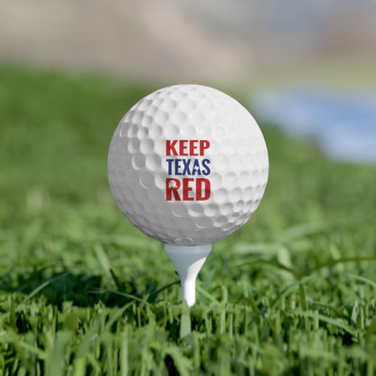 Keep Texas Red - Golf Balls, 6pcs