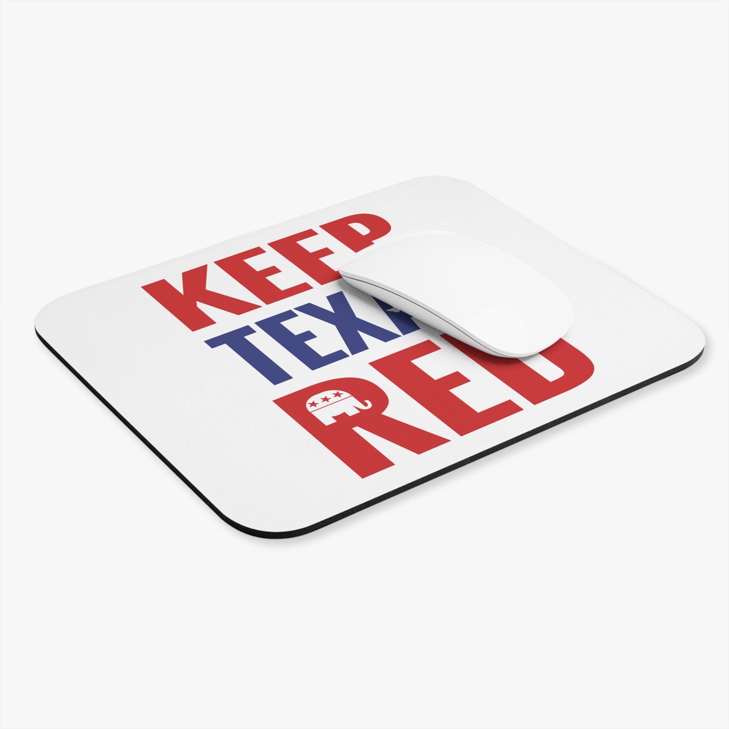 Keep Texas Red - Mouse Pad (Rectangle) - White