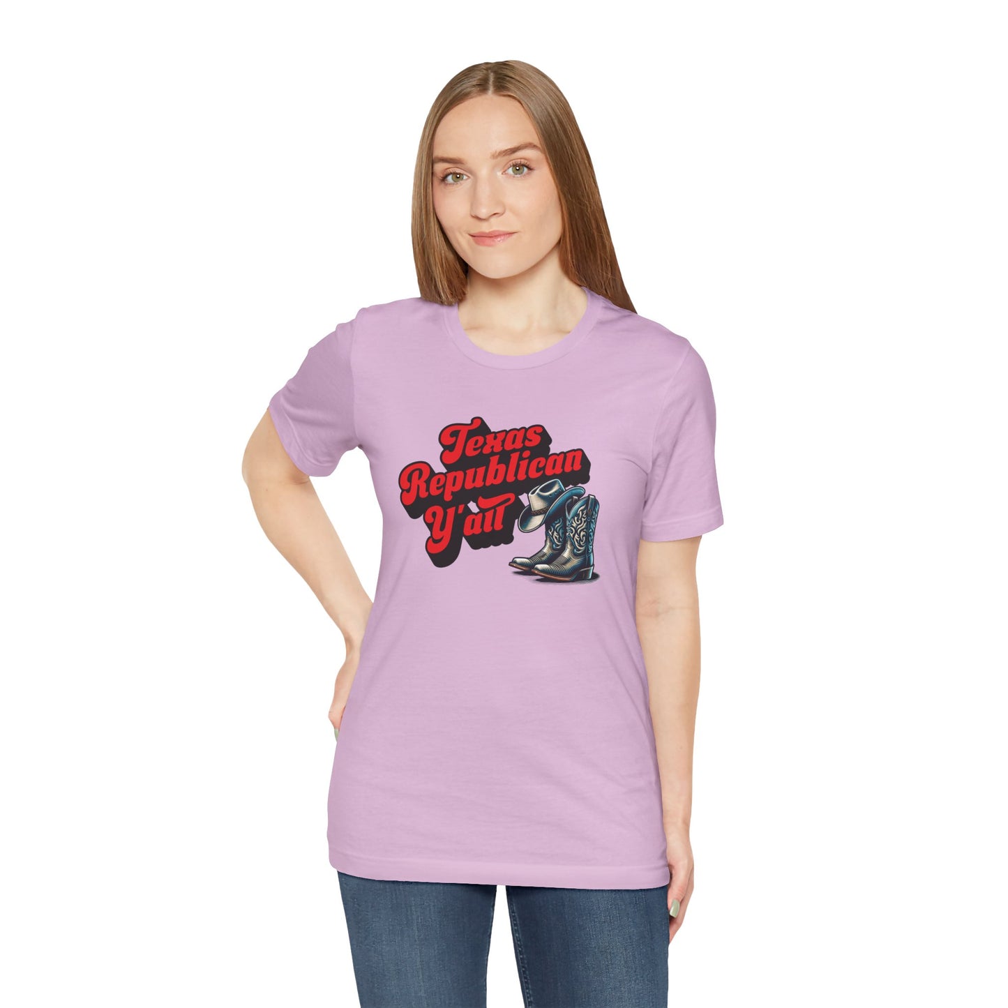 Texas Republican Yall - Ladies Jersey Short Sleeve Tee