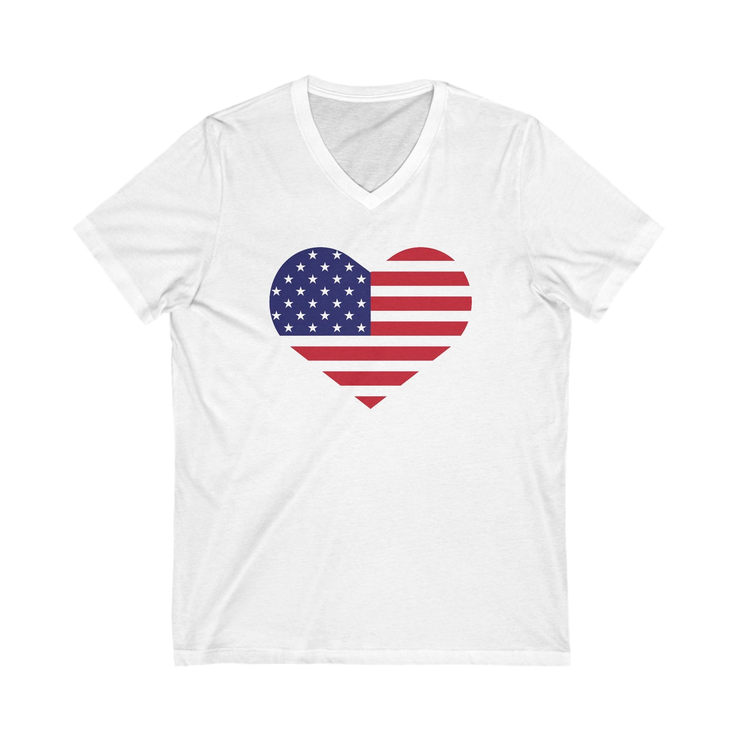 American Heart - Jersey Short Sleeve V-Neck Tee