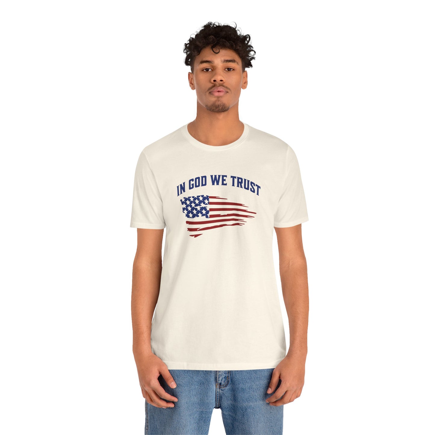 In God We Trust - Men's Jersey Short Sleeve Tee