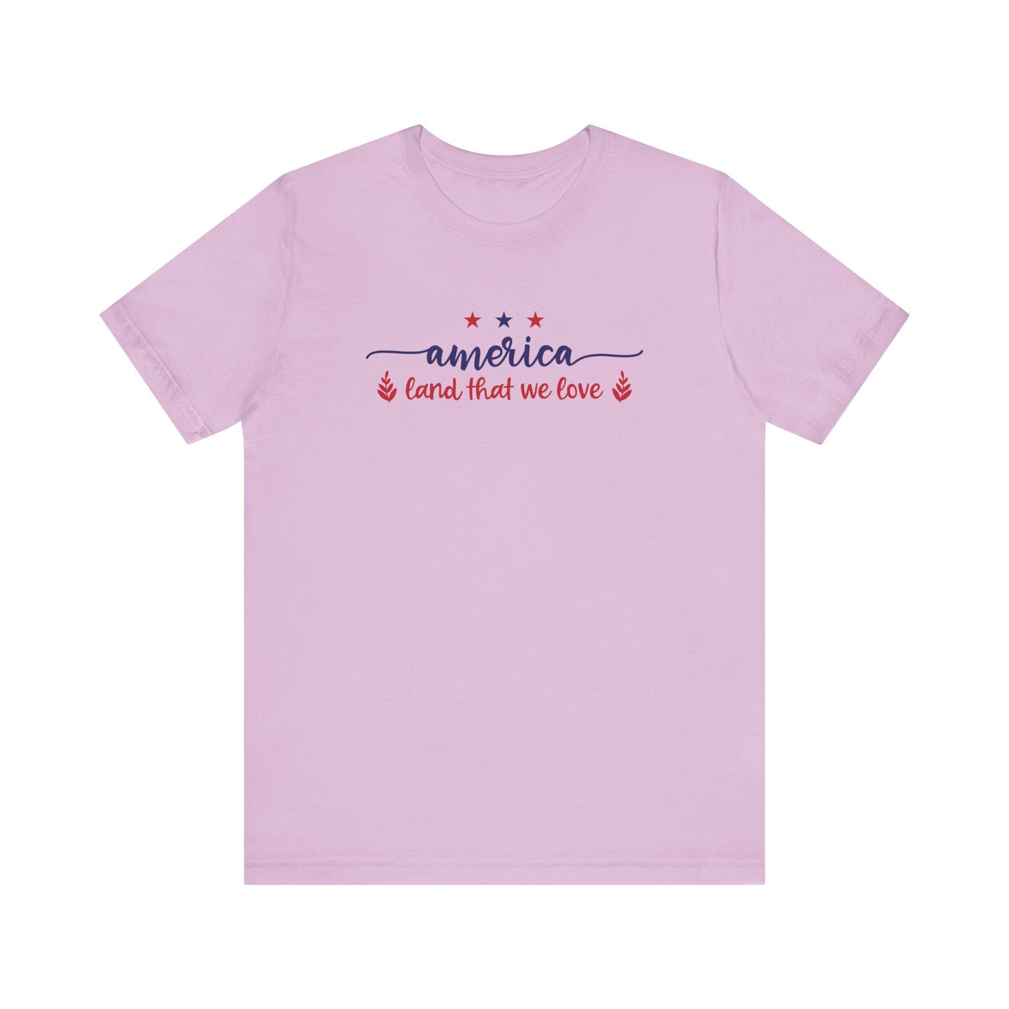 America Land That We Love - Ladies Jersey Short Sleeve Tee