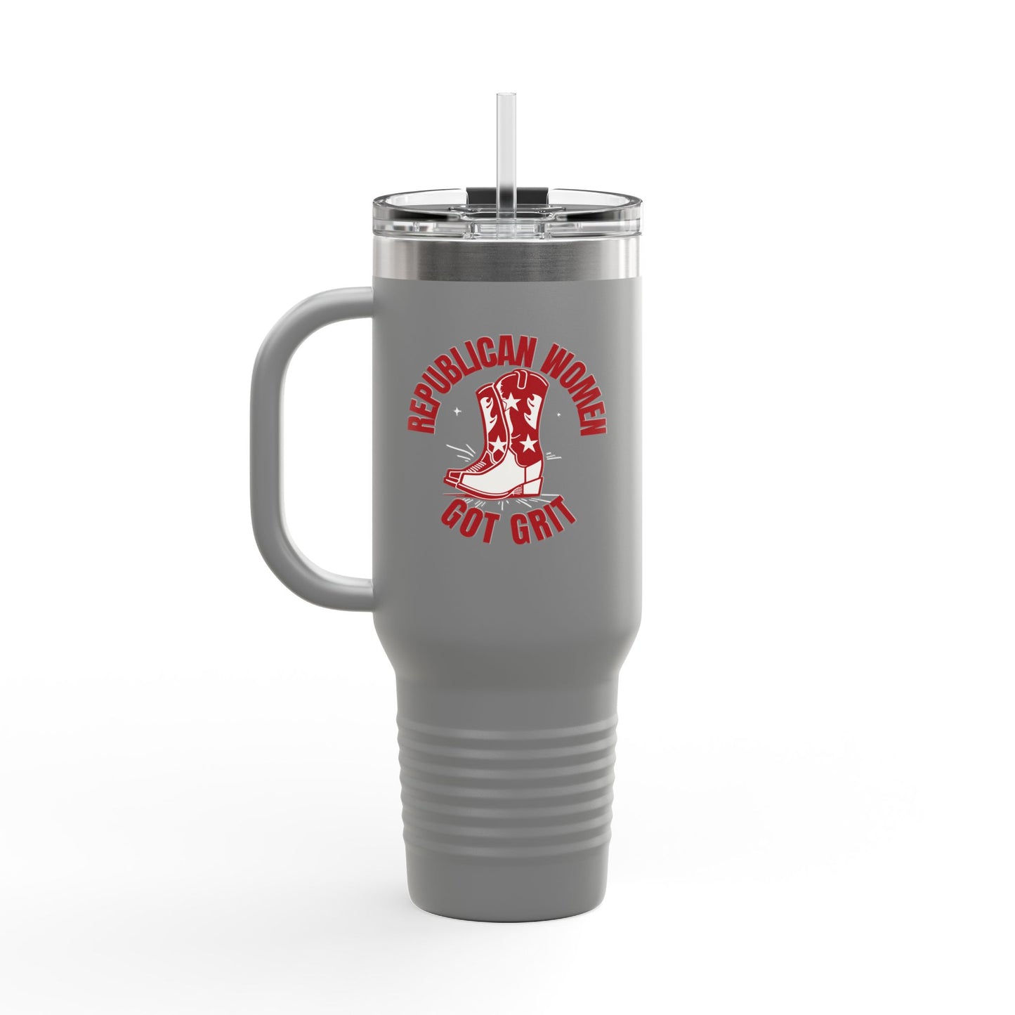 Republican Women Got Grit - Insulated Travel Mug, 40oz