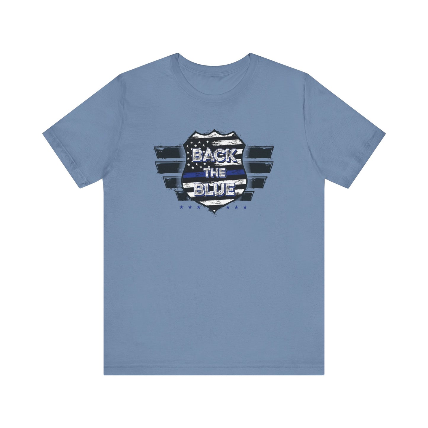 Back The Blue - Men's Jersey Short Sleeve Tee