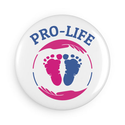 Pro Life - Button Magnet, Round (1 & 10 pcs)