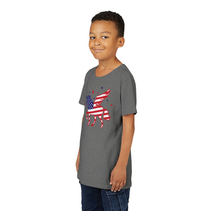 American Unicorn - Boys Youth Short Sleeve Tee