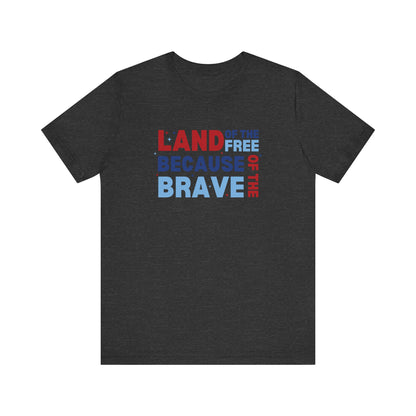 Land Of The Free - Ladies Jersey Short Sleeve Tee