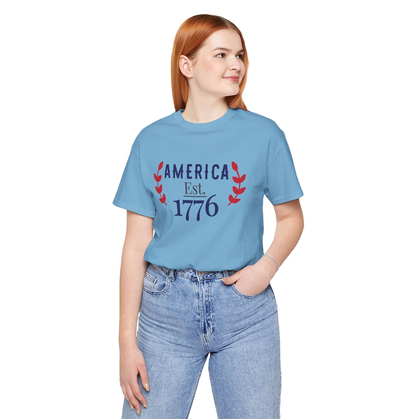 America Est. 1776 - Ladies Jersey Short Sleeve Tee