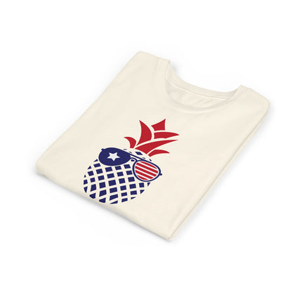 American Pineapple - Girls Youth Short Sleeve Tee