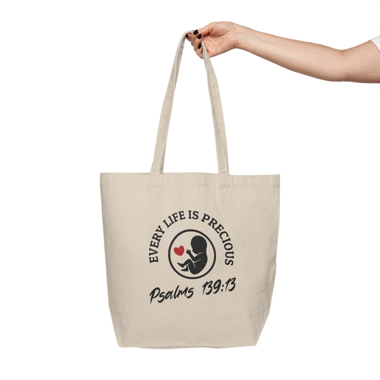 Pro Life - Canvas Shopping Tote