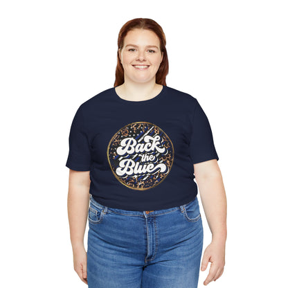 Back The Blue - Ladies Jersey Short Sleeve Tee