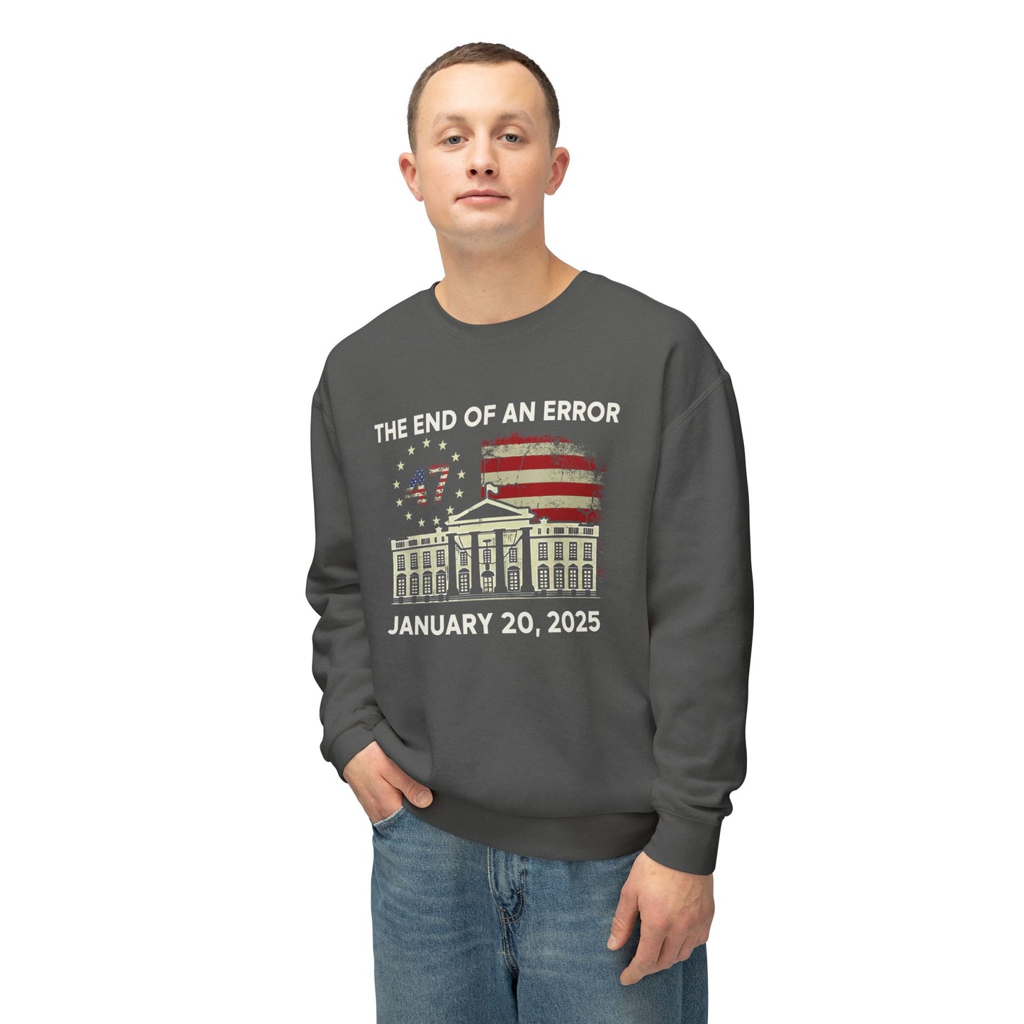 The End Of An Error - Men's Lightweight Crewneck Sweatshirt