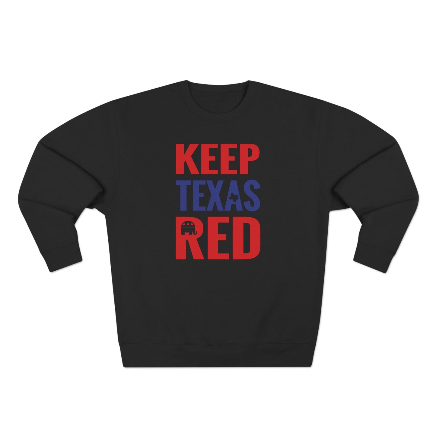 Keep Texas Red - Ladies Crewneck Sweatshirt