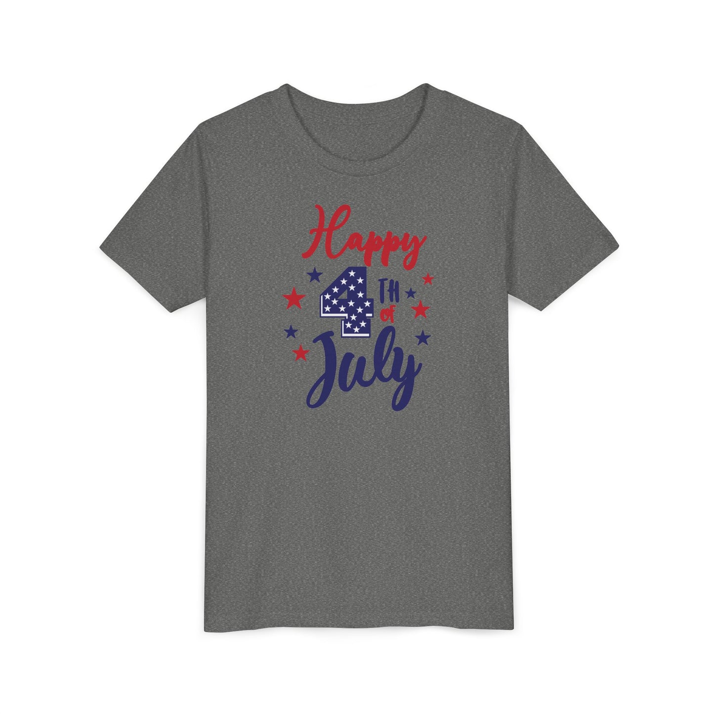 Happy 4th of July - Boys Youth Short Sleeve Tee