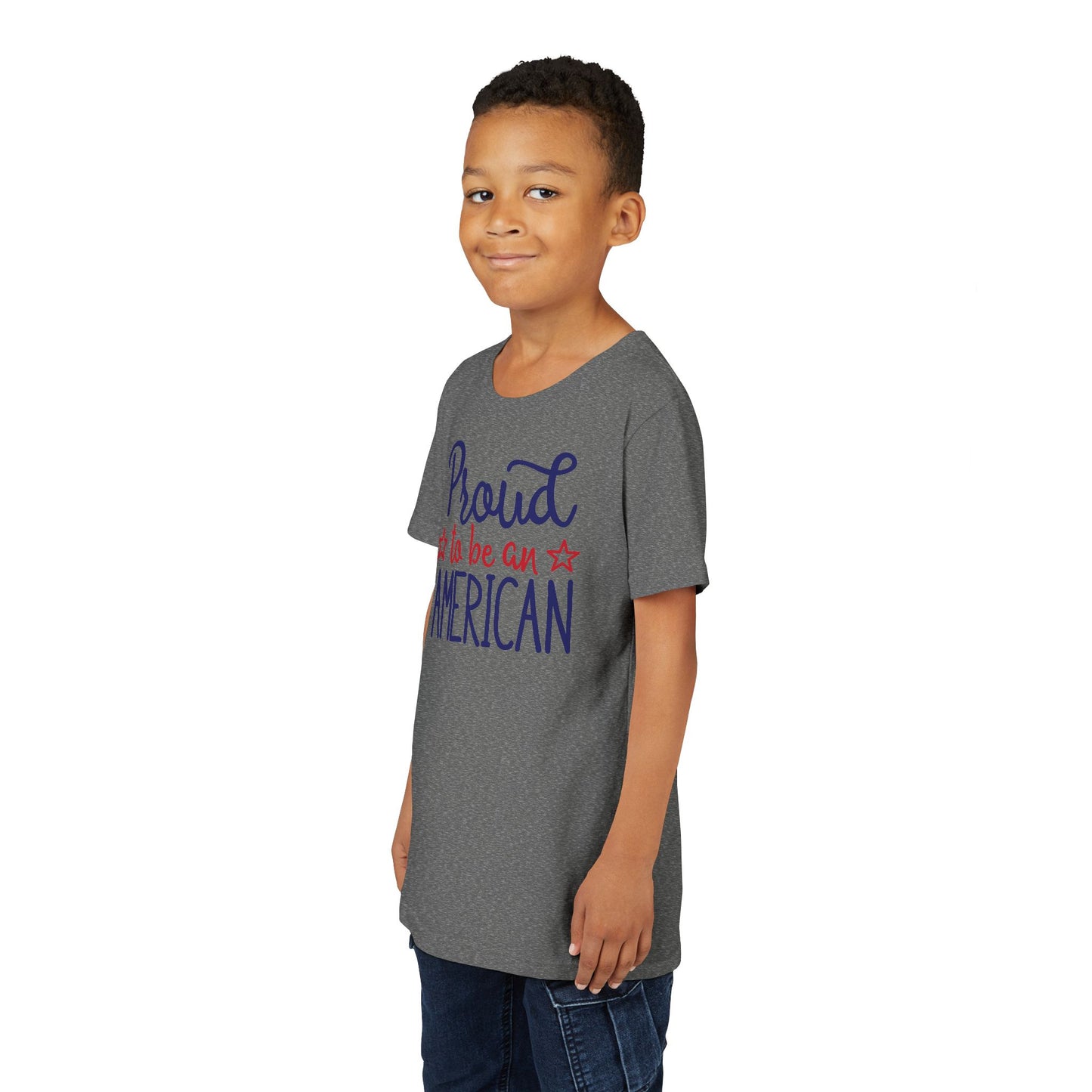 Proud To Be An American - Boys Youth Short Sleeve Tee