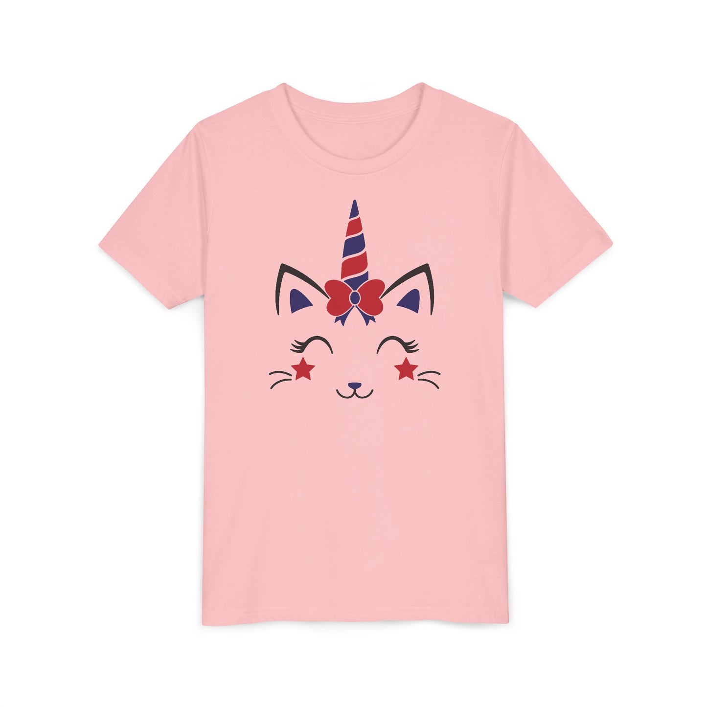 American Cat - Girls Youth Short Sleeve Tee