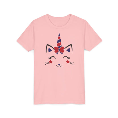 American Cat - Girls Youth Short Sleeve Tee