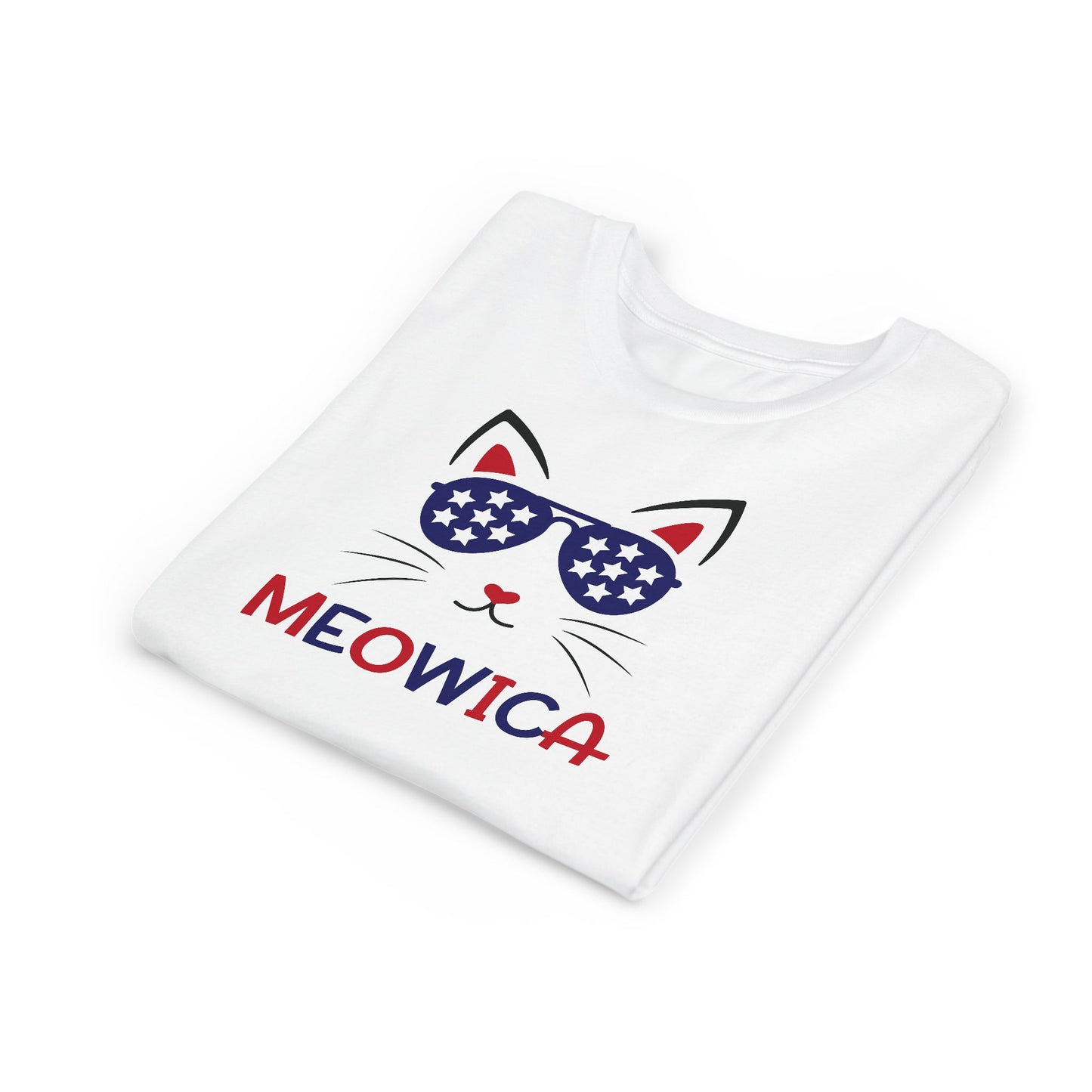 Meowica - Girls Youth Short Sleeve Tee