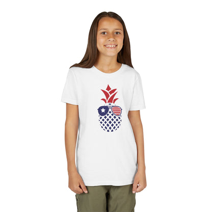 American Pineapple - Girls Youth Short Sleeve Tee