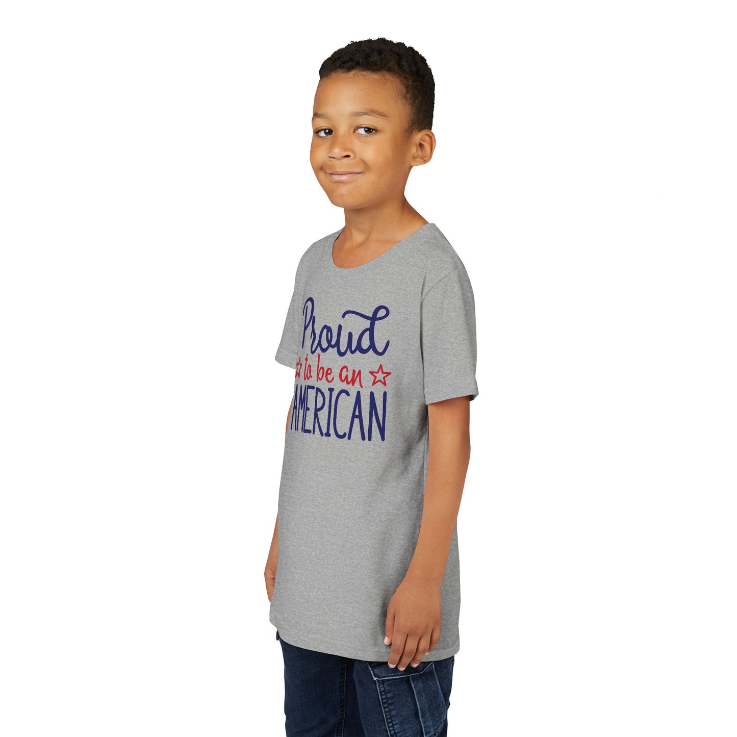 Proud To Be An American - Boys Youth Short Sleeve Tee