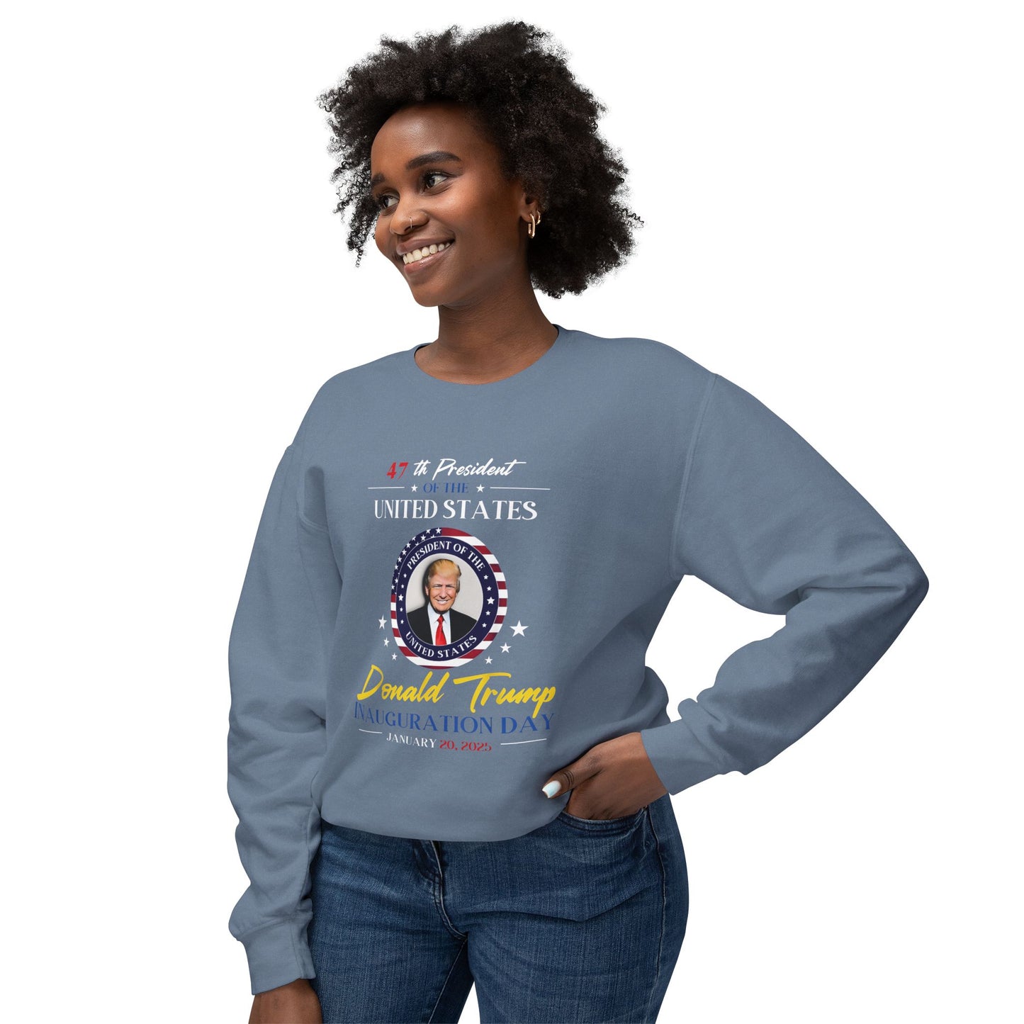 Trump Inauguration - Ladies Lightweight Crewneck Sweatshirt