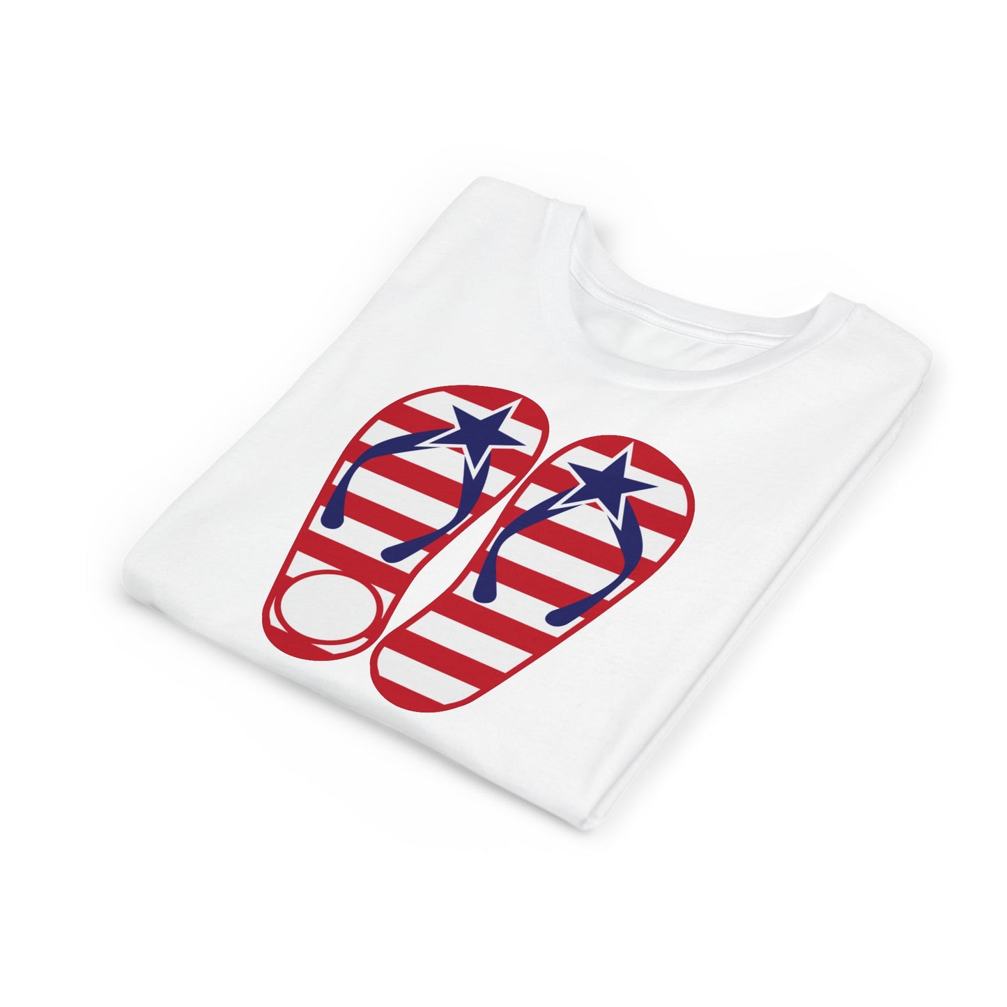 American Flip Flops - Girls Youth Short Sleeve Tee