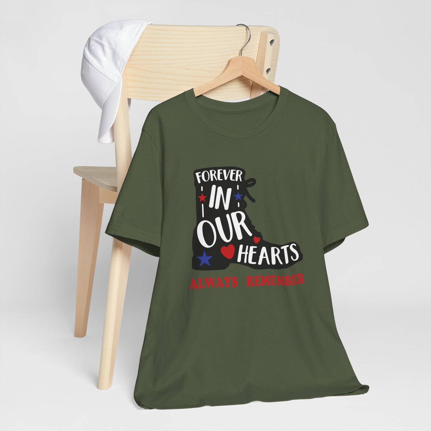 Forever In Our Hearts Boot - Men's Jersey Short Sleeve Tee