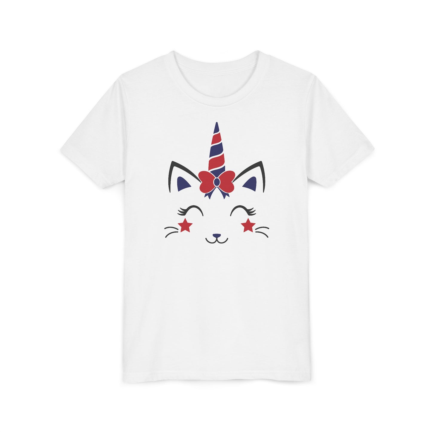 American Cat - Girls Youth Short Sleeve Tee