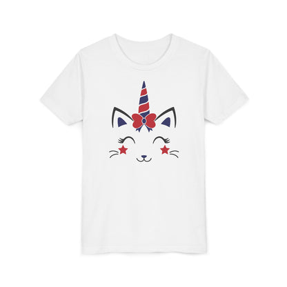 American Cat - Girls Youth Short Sleeve Tee