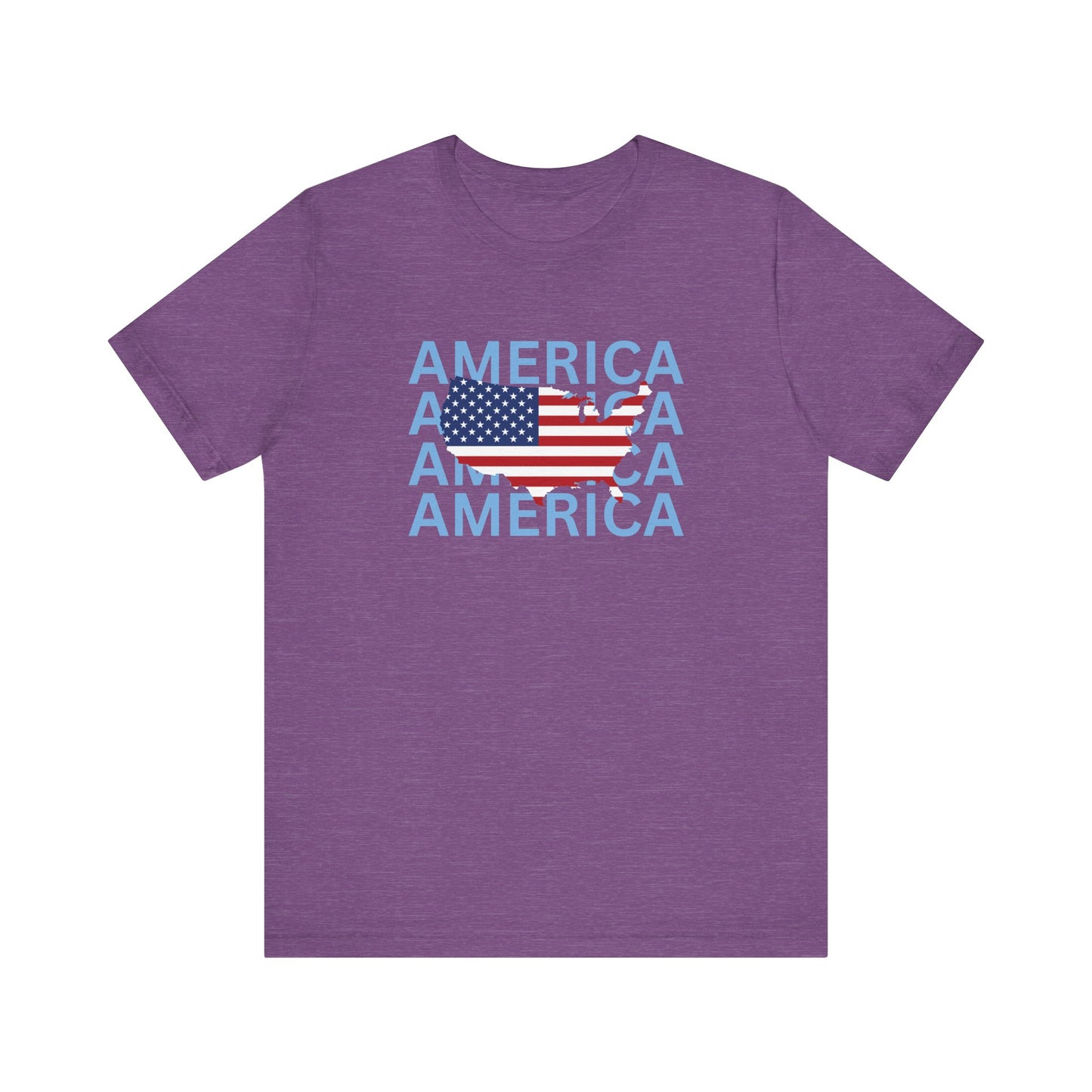 America USA - Ladies Jersey Short Sleeve Tee