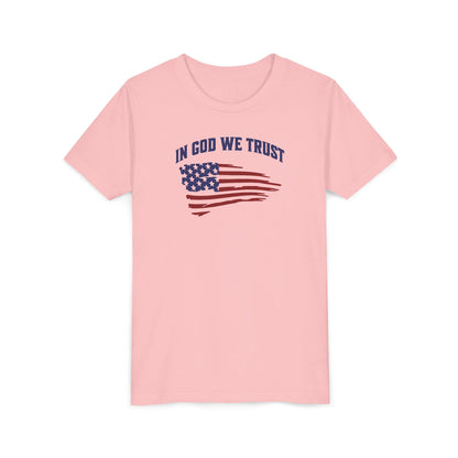 In God We Trust - Girls Youth Short Sleeve Tee