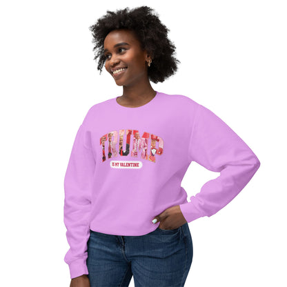 Trump Is My Valentine - Ladies Lightweight Crewneck Sweatshirt