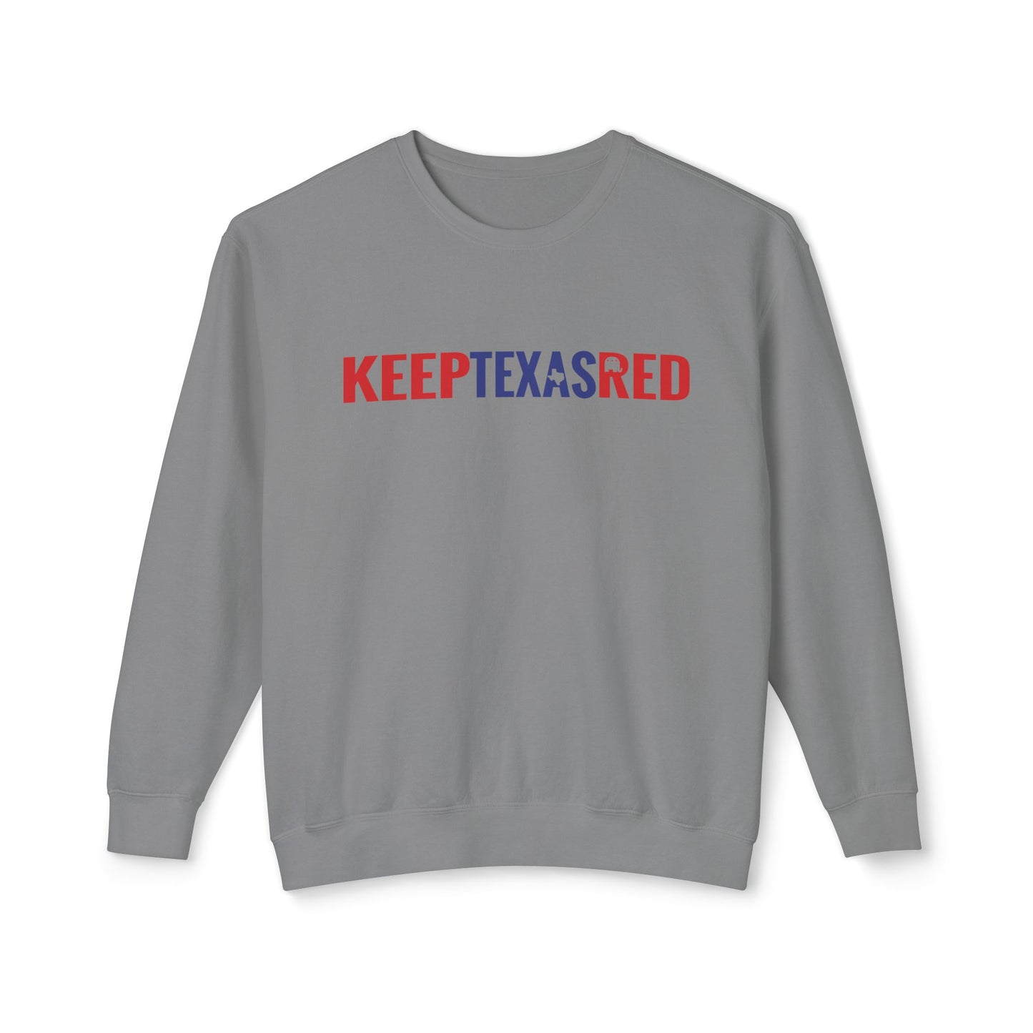 Keep Texas Red - Men's Lightweight Crewneck Sweatshirt