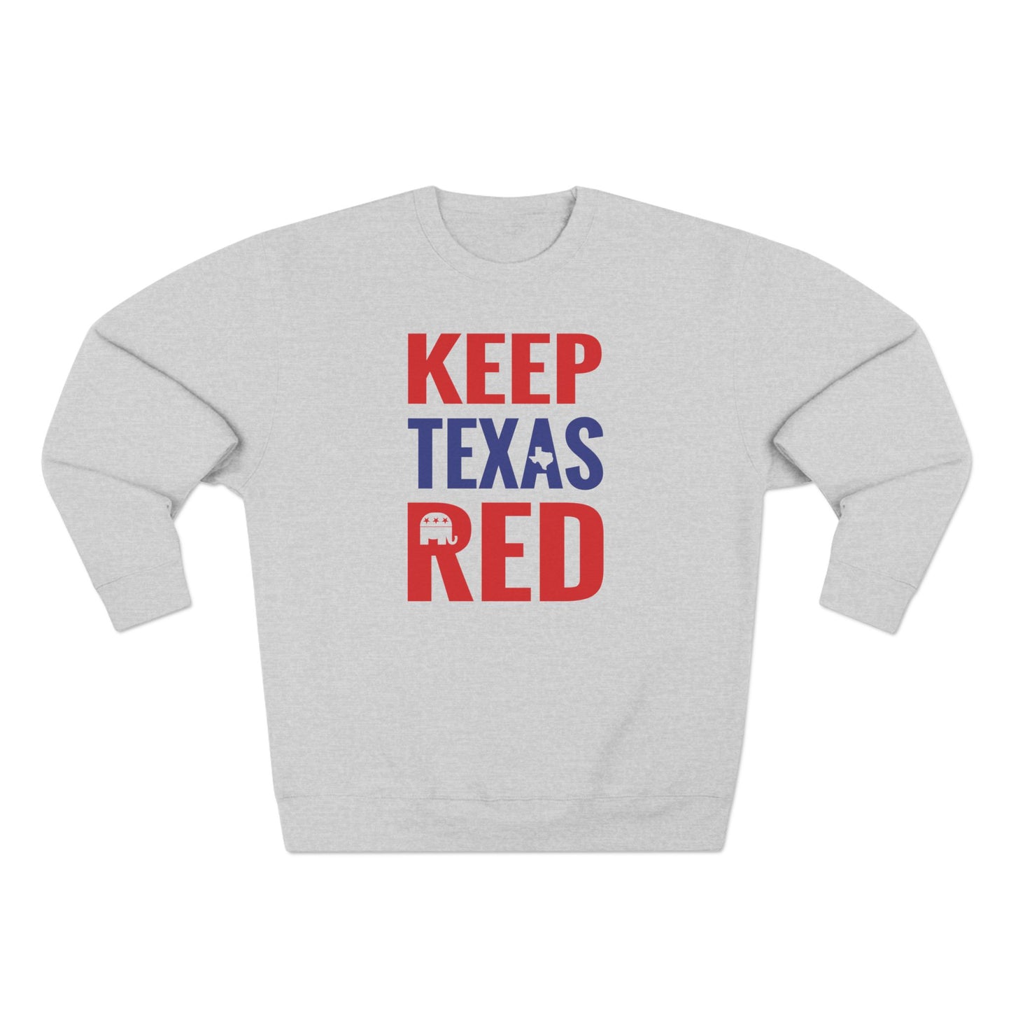 Keep Texas Red - Men's Crewneck Sweatshirt