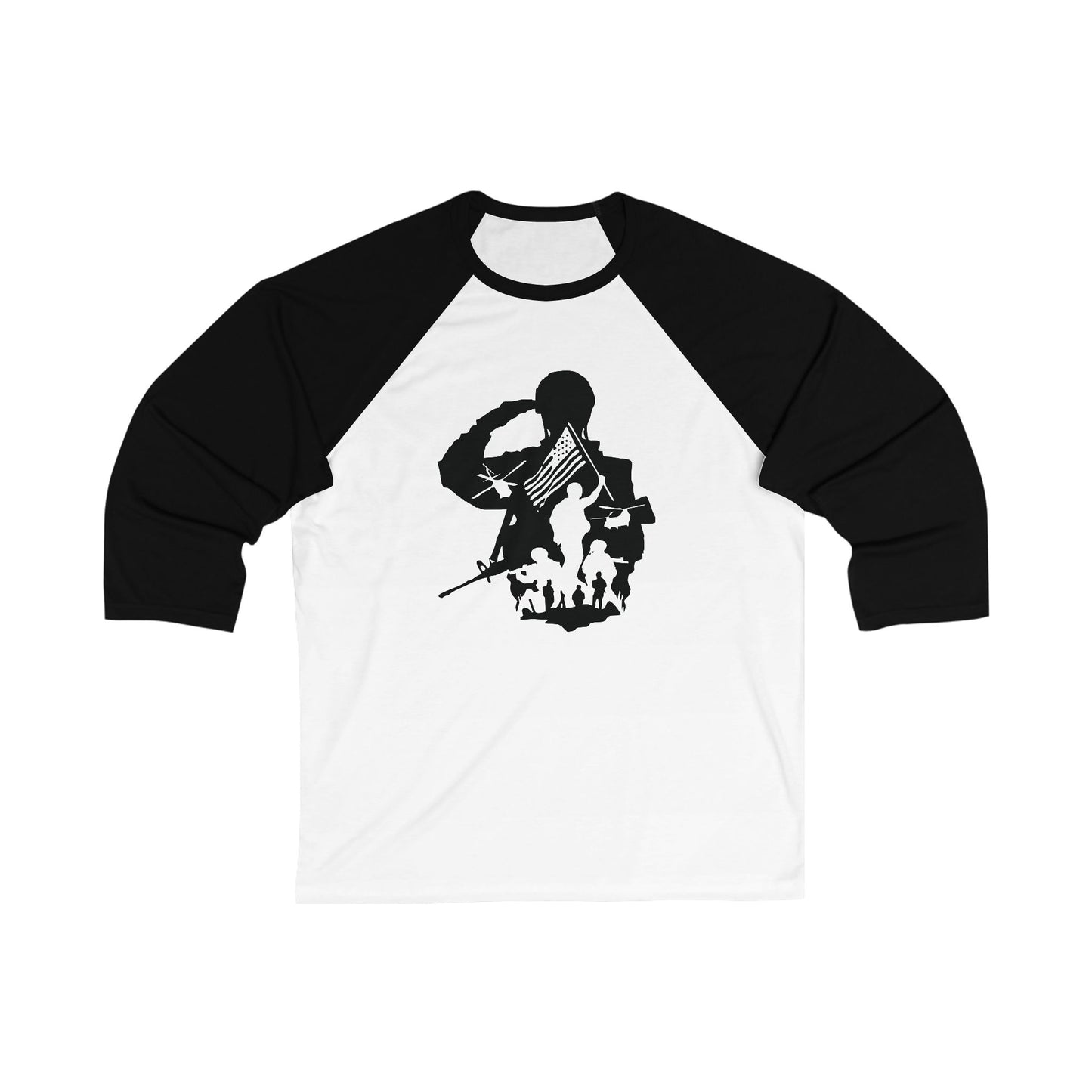 Memorial Day - 3\4 Sleeve Baseball Tee