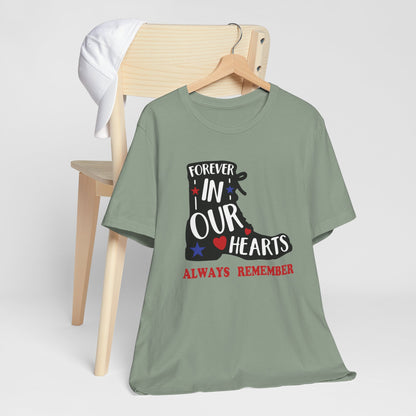 Forever In Our Hearts Boot - Men's Jersey Short Sleeve Tee