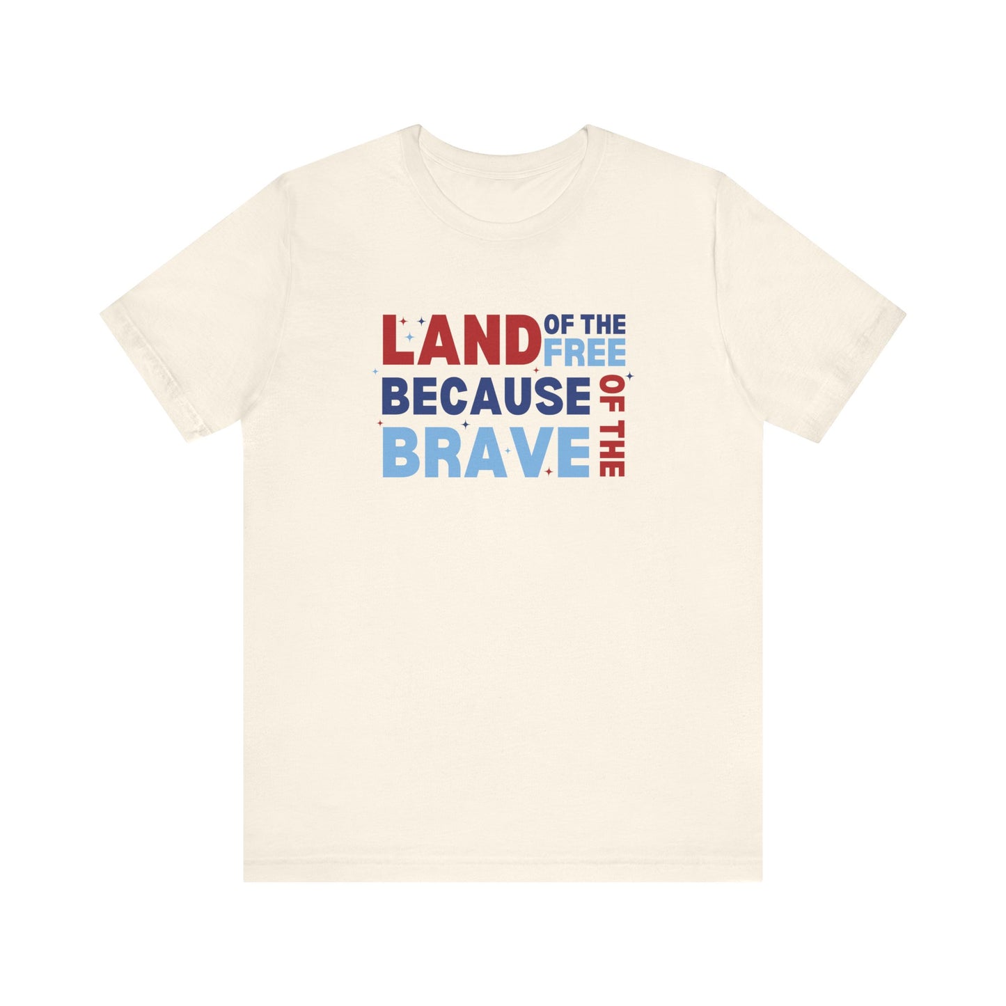 Land Of The Free - Ladies Jersey Short Sleeve Tee