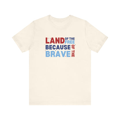 Land Of The Free - Ladies Jersey Short Sleeve Tee