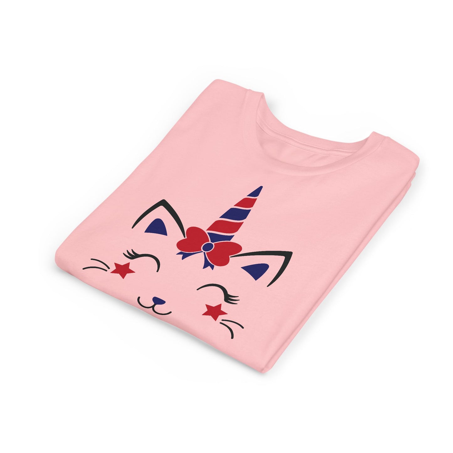 American Cat - Girls Youth Short Sleeve Tee