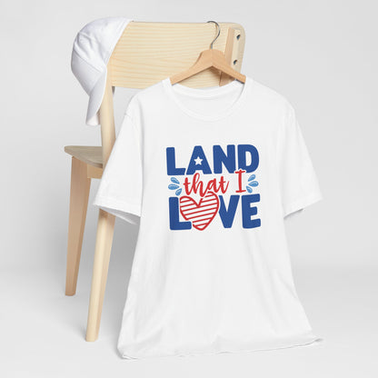 Land That I Love - Men's Jersey Short Sleeve Tee