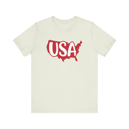 USA - Ladies Jersey Short Sleeve Tee