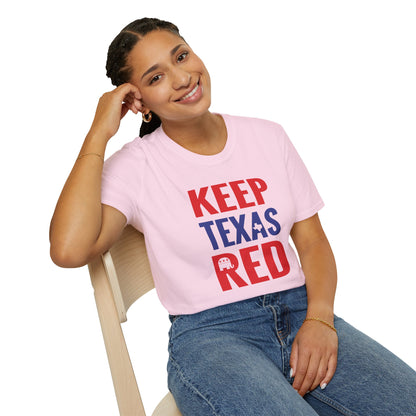 Keep Texas Red -  Ladies Softstyle T-Shirt